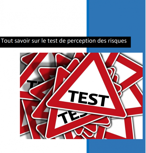 Manuel Sur Le Test De Perception Des Risques Théorie En Ligne 5753